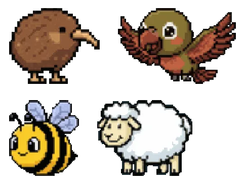 New Zealand wildlife, as hazards